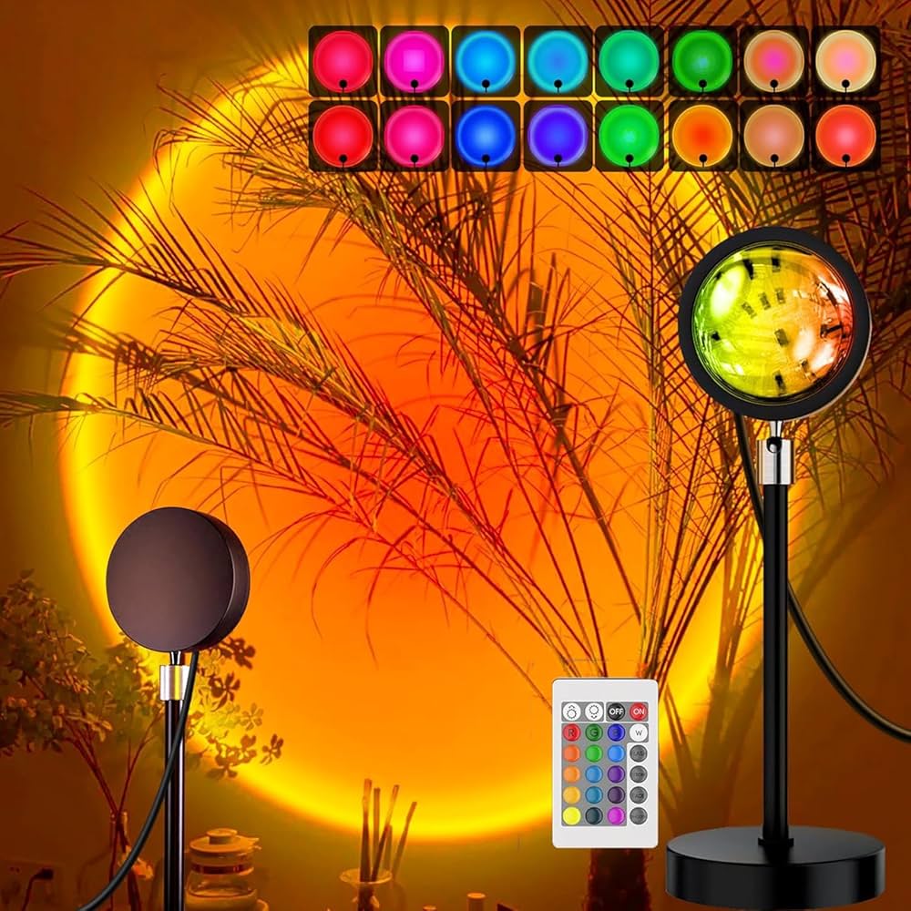 RGB Sunset Projection Lamp