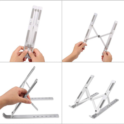 Aluminium foldable laptop stand