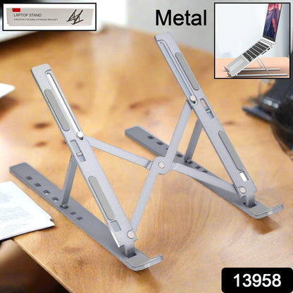 Aluminium foldable laptop stand