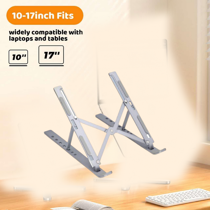 Aluminium foldable laptop stand
