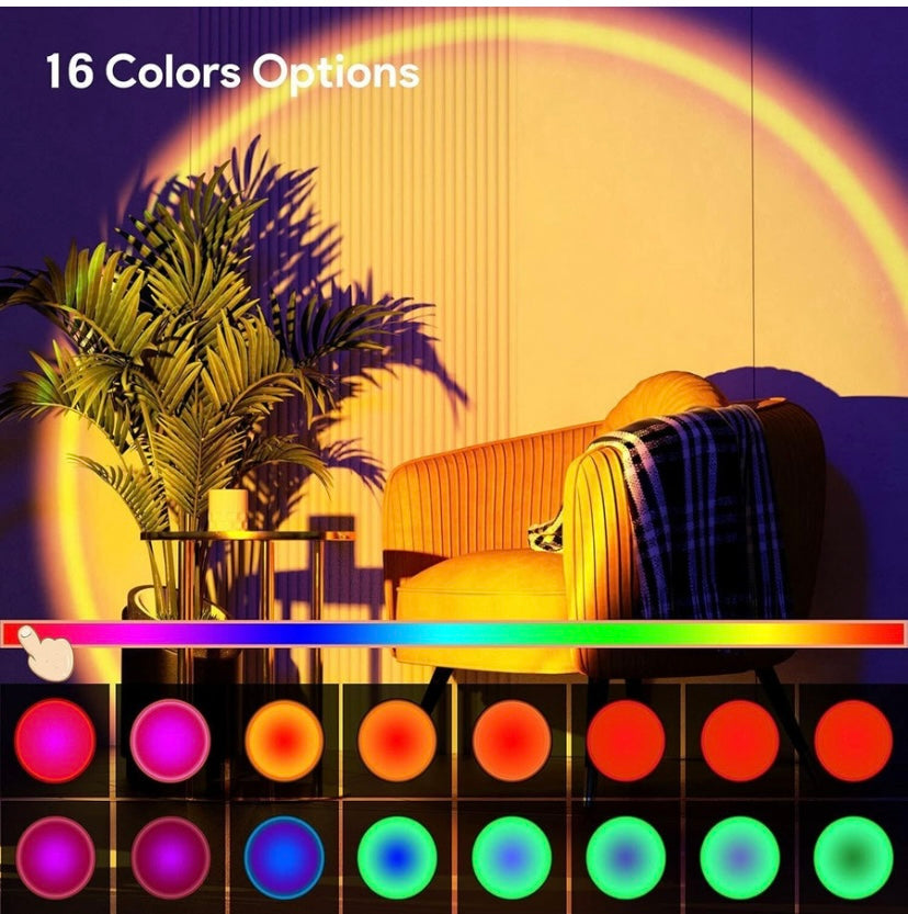 RGB Sunset Projection Lamp