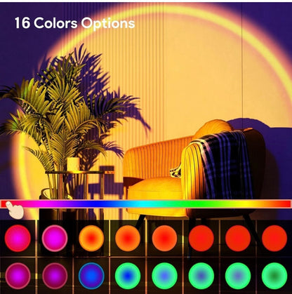 RGB Sunset Projection Lamp