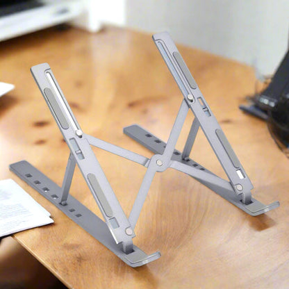 Aluminium foldable laptop stand