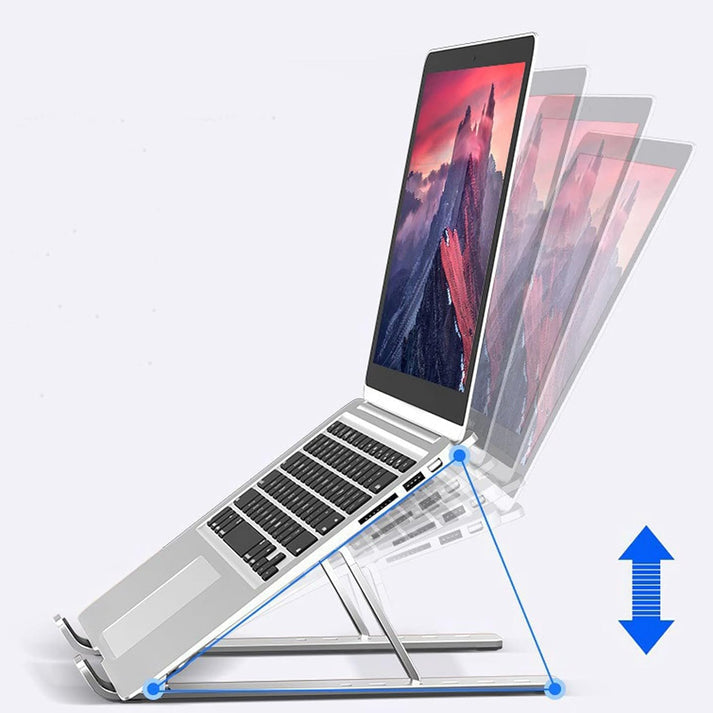 Aluminium foldable laptop stand