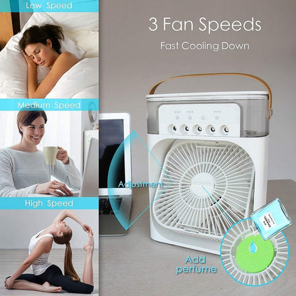 Cooler for Room Cooling Mini AC Portable Usb Air Cooler Fan