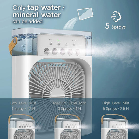 Cooler for Room Cooling Mini AC Portable Usb Air Cooler Fan